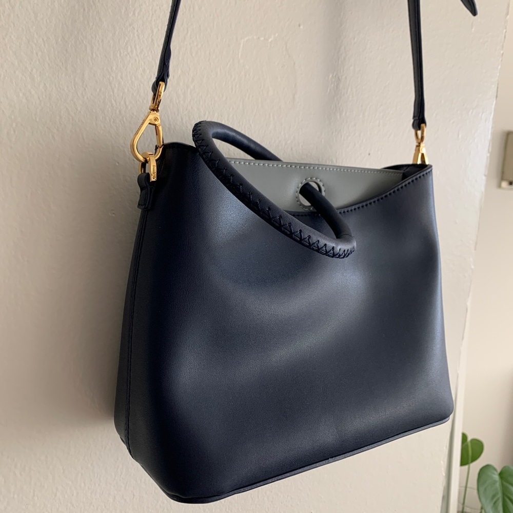 New Elleme Simone Bag in Navy Leather